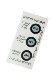 Indicator Card displaying a relative humidity from 30 to 50 percent
