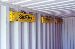 Container desiccant SeaDry Pole H - Example of use in a container