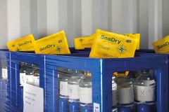 SeaDry Single container desiccant - example of use