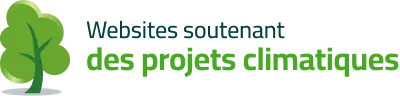 Logo des sites web soutenant des projets climatiques