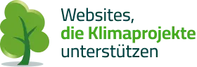 Logo Websites die Klimaprojekte unterstützen