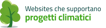 Logo dei siti web che sostengono i progetti per il clima