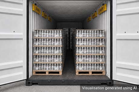 Case study: Container transport of spirits