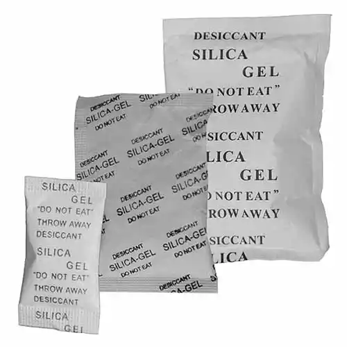 Variantes de produit des sachets de gel de silice Desi Dry