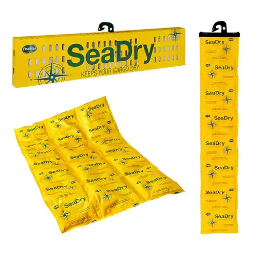 Variantes du produit SeaDry pour dessiccation des conteneurs