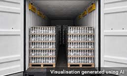 Spirits shipped in containers using SeaDry and BoxDryy desiccants